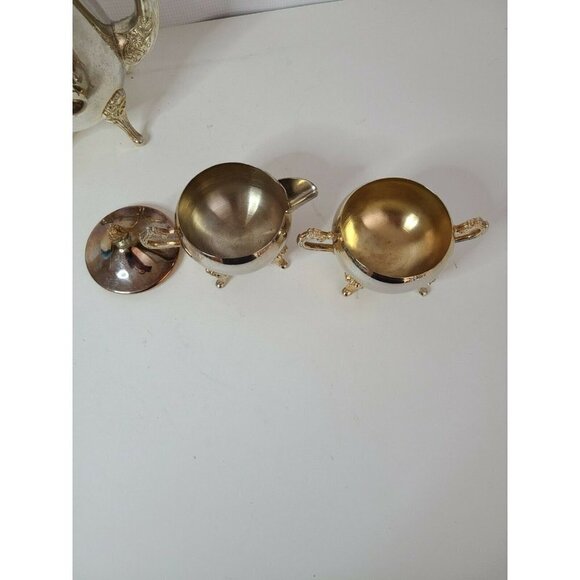 VINTAGE Silver plated Victorian Tea Set 4 piece - Picture 2 of 7